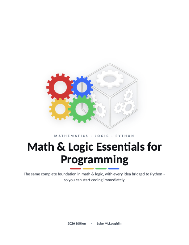Cover preview for Math & Logic Essentials for Programming.